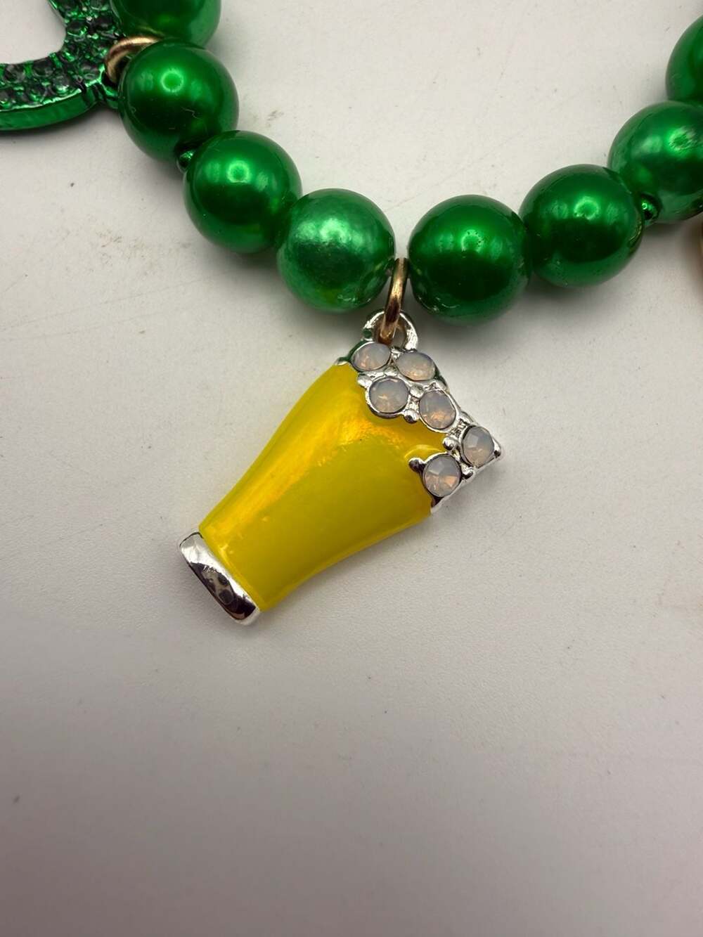 Betsey Johnson St. Patrick's Day Charm Necklace - Picture 4 of 10
